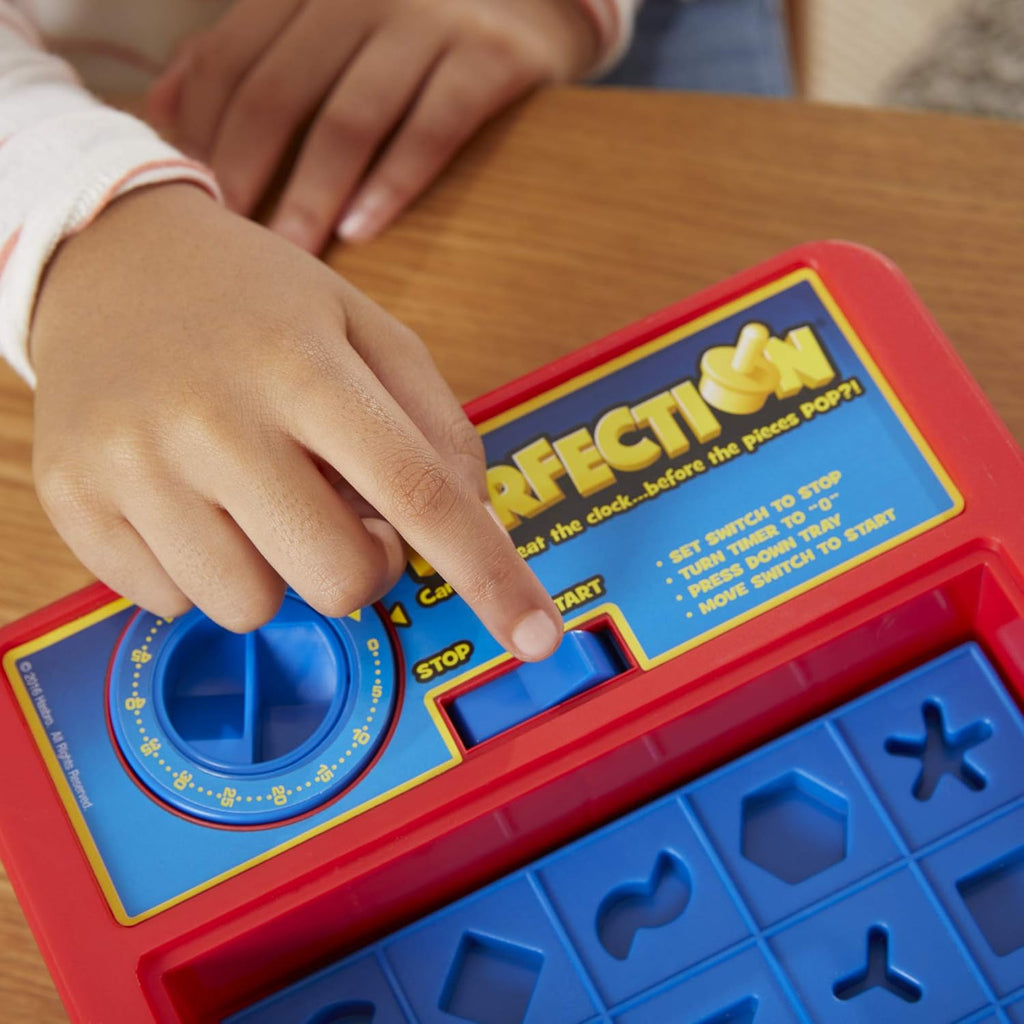 Hasbro Gaming Perfection Game for Kids Ages 5 and Up Multicolor