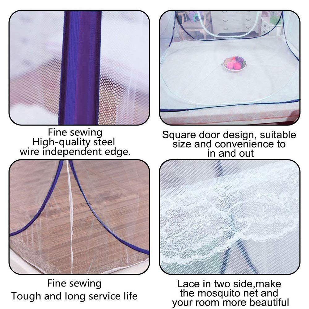 Foldable King Size Mosquito Net (White)