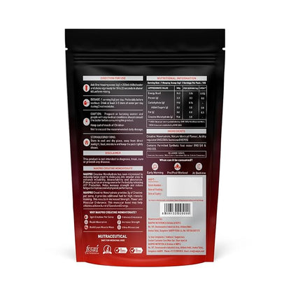 Nakpro Micronized Creatine Monohydrate Blueberry Flavour - 400 gms