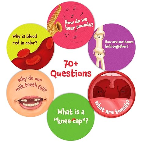 Skillmatics Flash Cards Science Snippets The Human Body Learning Resources & Educational Toys
