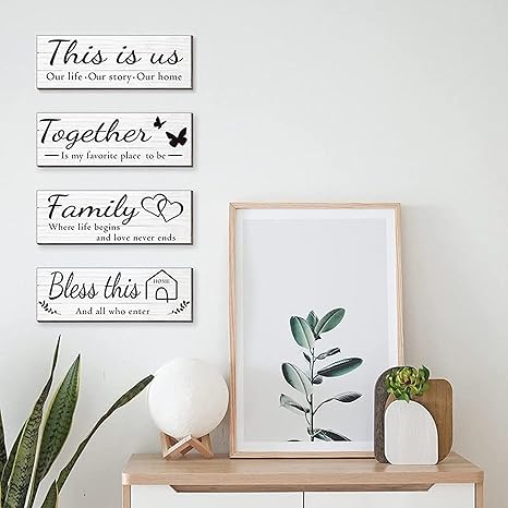Angel Infinite Family Quotes Wooden Wall Hanging Wall Hanger For Home Decor Wall Art