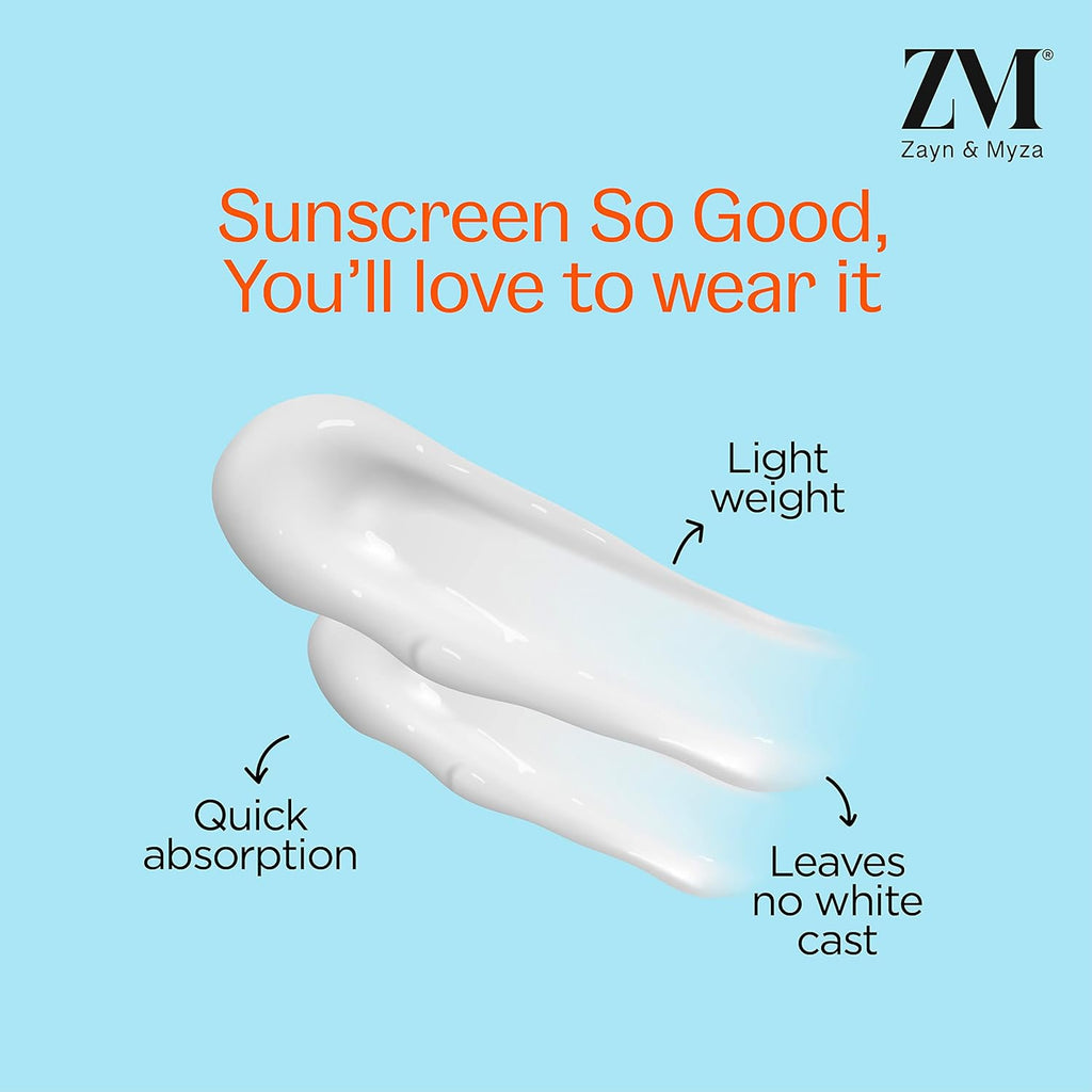 ZM Zayn & Myza Vitamin C UV Expert Hydrating Gel Sunscreen - 100 gms