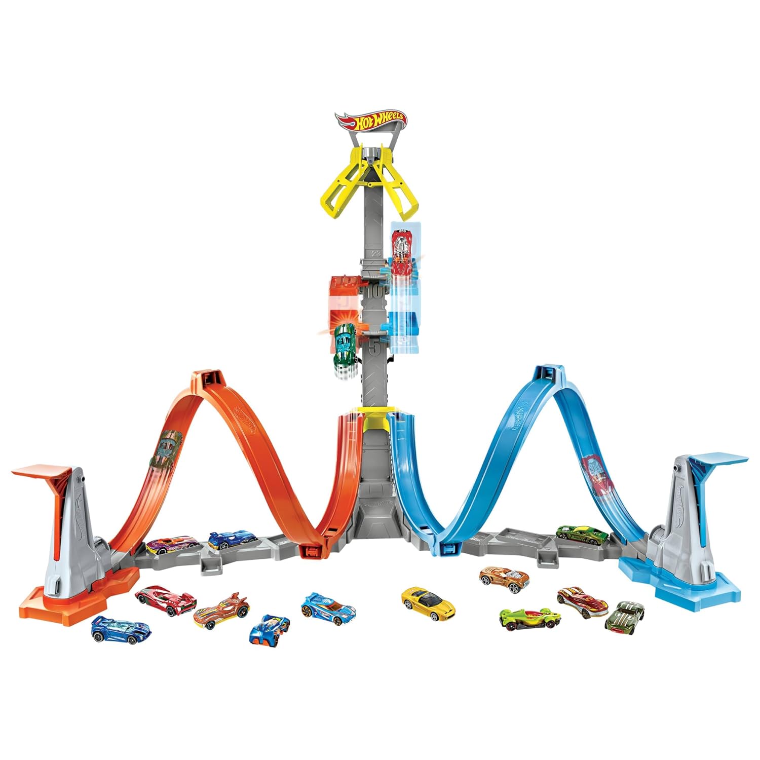 Hot Wheels Action Mattel Loop & Launch Track Set for Kids 5-10 Years Old