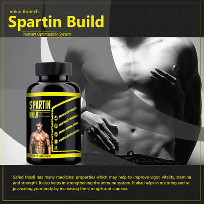 Vokin Biotech Spartin Build With Ashwagandha, Safed Musli and Shatavari