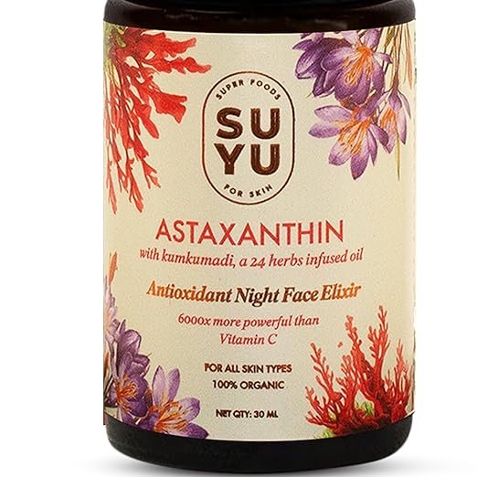 Suyu Astaxanthin Antioxidant Night  Face Serum - 30 ml