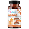 Curcumin 100 veg capsules-with 95% Curcuminoids - Higher Absorption- Antioxidant & Anti-inflammatory Supplement - For Skin, Joint Support, Boosts Immune System
