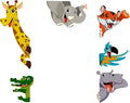 Rawpockets Decals Door Decals Cartoon Kids Animals Extra Large Size Wall Sticker