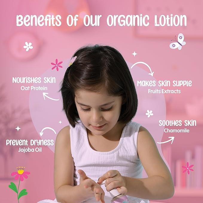 Puddles Organic Soothing Lotion Unicorn Magic - Age 2-12 Years - 100 ml