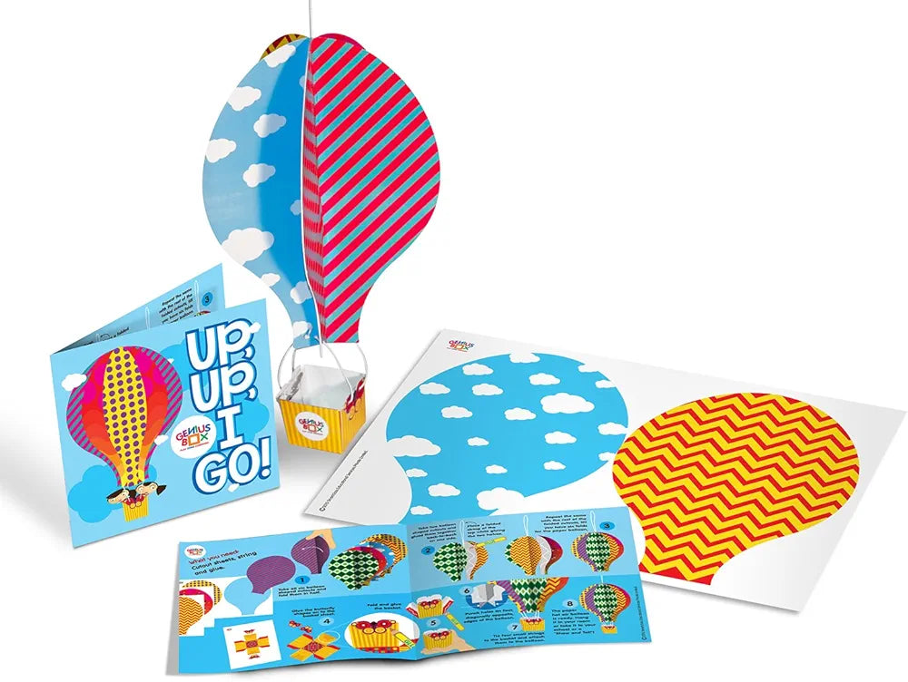 Genius Box Play some Learning Transport Express Activity Kit,Paper,Multicolor  30 Activity Kit