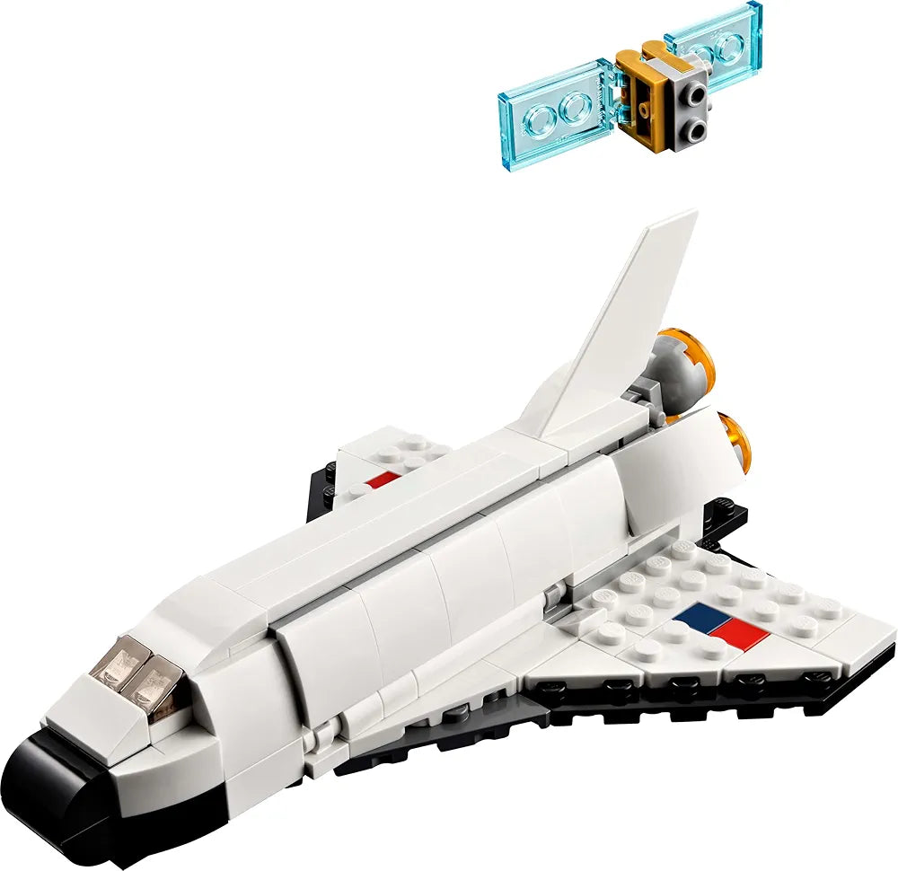 Lego Creator Space Shuttle 31134 Building Toy Set with Astronaut and Spaceship Models for Kids Aged 6+