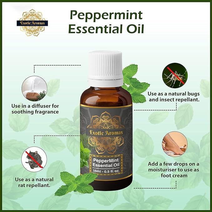 Exotic Aromas Peppermint Essential Oil - 15 ml