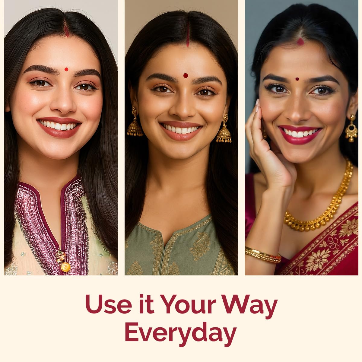 Mamaearth Liquid Matte Sindoor with Almond Extract & Vitamin E - 2.8 ml | 02 - Maroon | India’s First Made Safe Certified Sindoor | Mercury & Lead Free | Long-lasting & Smudge-proof