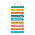 Artvibes Self Motivation Quotes Mdf Wooden Wall Hanging for Home Livingroom Art Items