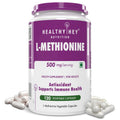 HealthyHey Nutrition L-Methionine Free Form Pure Crystalline -120 Veg Capsules