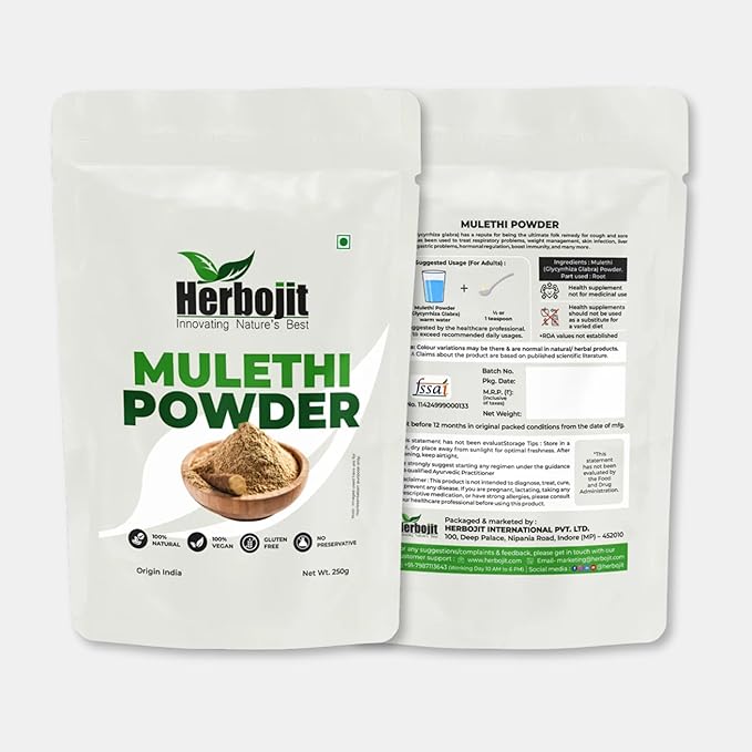 Herbojit Mulethi Powder - 250 Gms