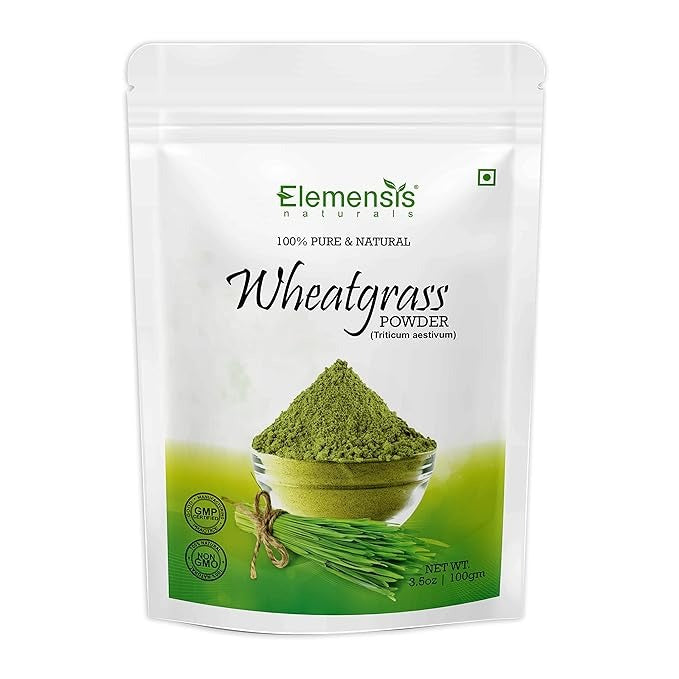 Elemensis Naturals Pure Wheat grass Powder - 100 gms