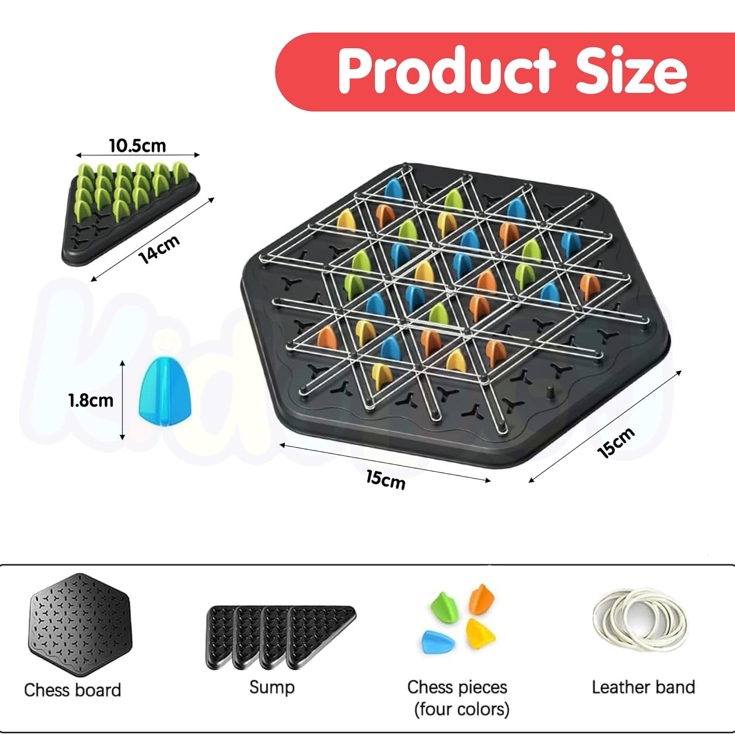 Kidology Chain Triangle Chess Game