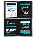 kotart Take the Stone Quotes Framed Posters Inspirational Quotes Posters with Frame for Living Room