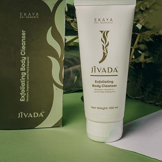Jivada Exfoliating Body Cleanser with Grapefruit & Mandarin - 100 ml