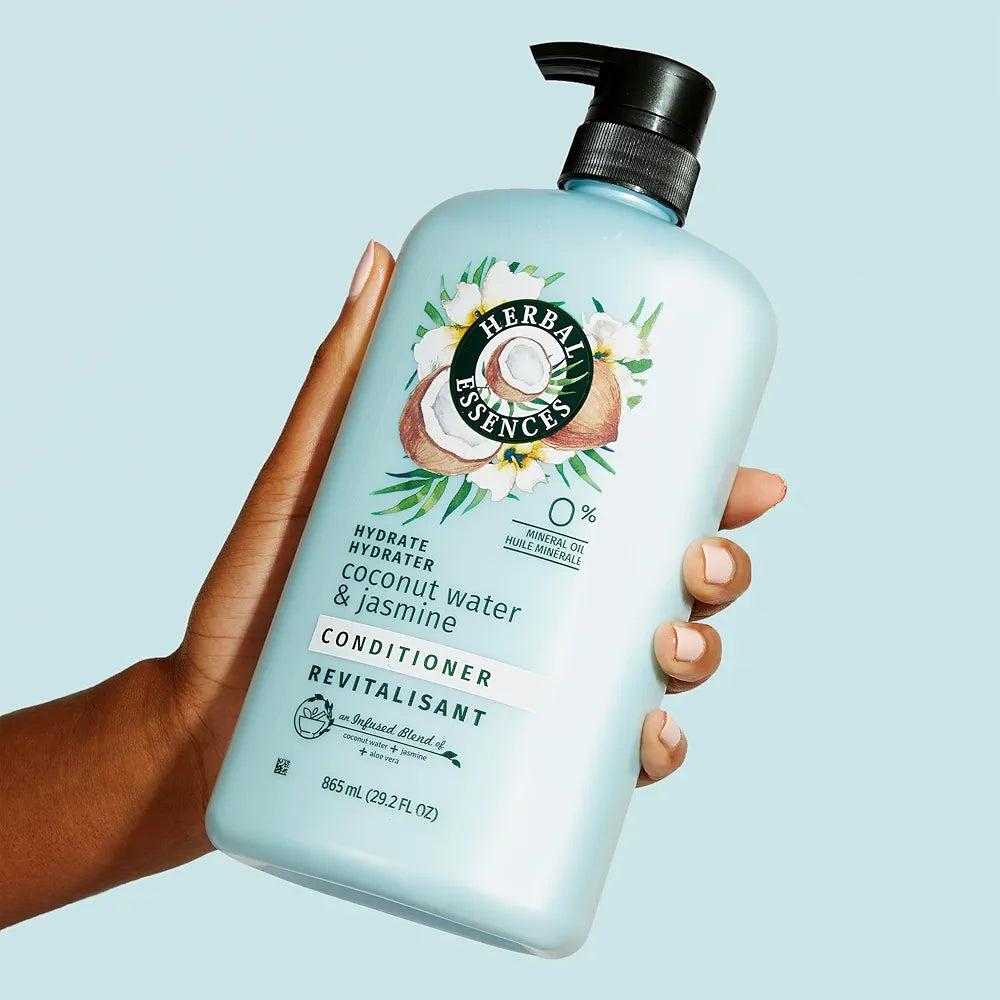 Herbal Essences Hydrate Hydrater Conditioner with Coconut Water & Jasmine - 865 ml