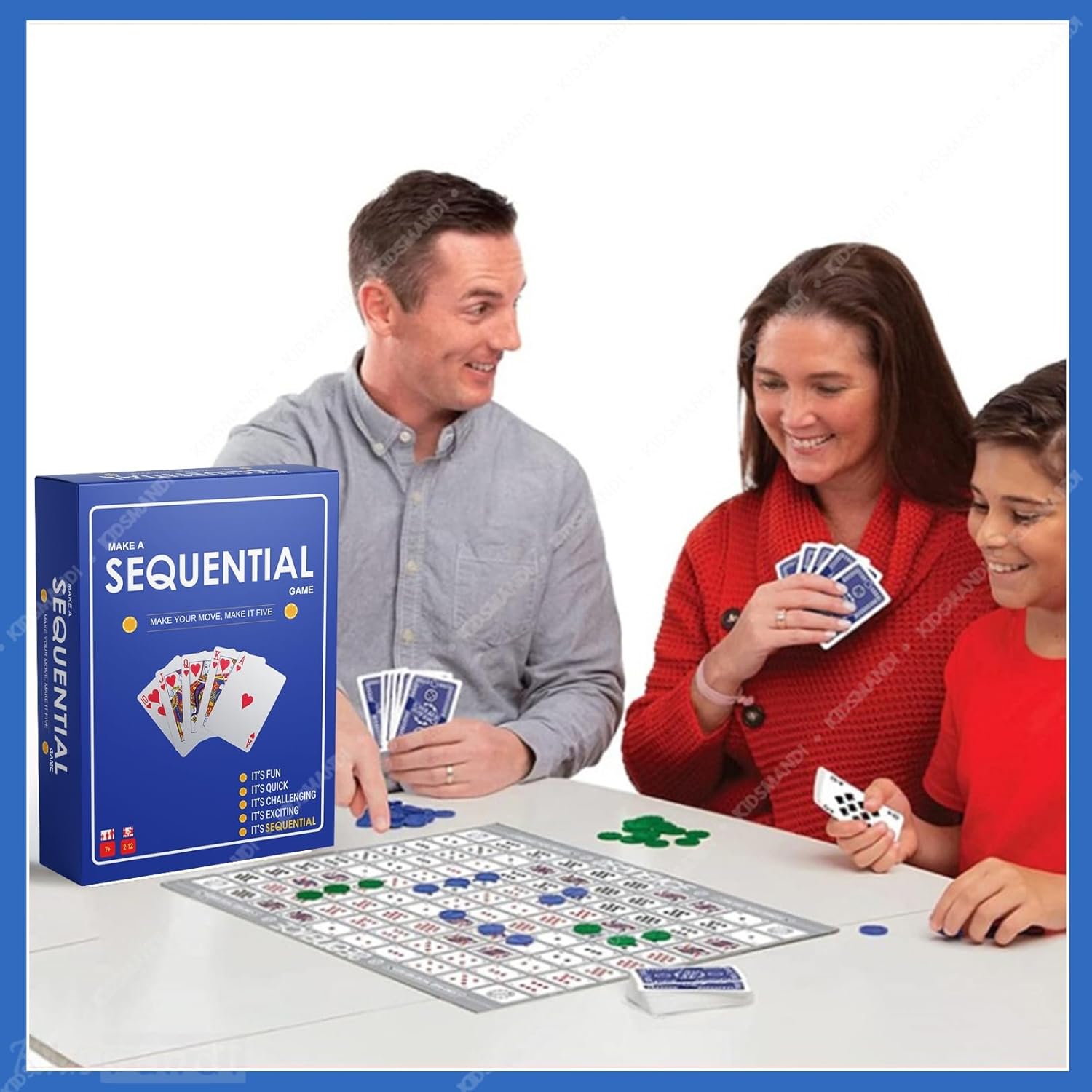 Kids Mandi Sequential Game Card-Based Board Games