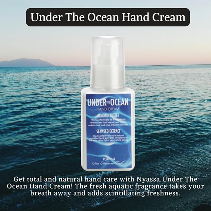 Nyassa Under the Ocean Hand Cream | Seaweed Extract & Almond Butter - 145 Ml