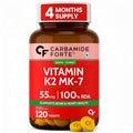 Carbamide Forte Vitamin K2 MK7 55 mcg | MK7 Form for Better Calcium Utilization | Vitamin K2 supplement to Support Strong Bones & Heart Health for Men & Women | 120 Vegetarian Tablets