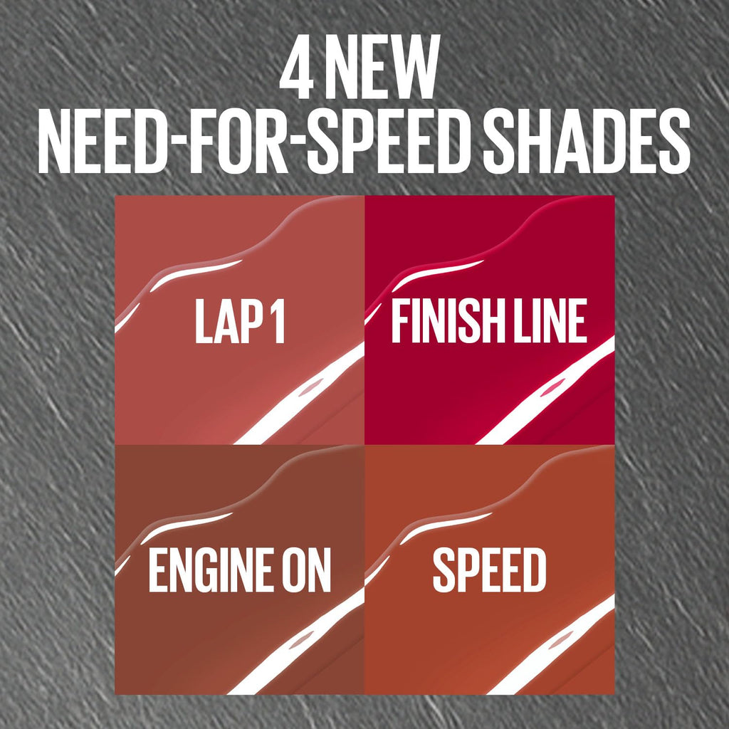 Maybelline Super Stay Vinyl Ink High Shine Racing Liquid Lipstick, Engine | 4.2ml