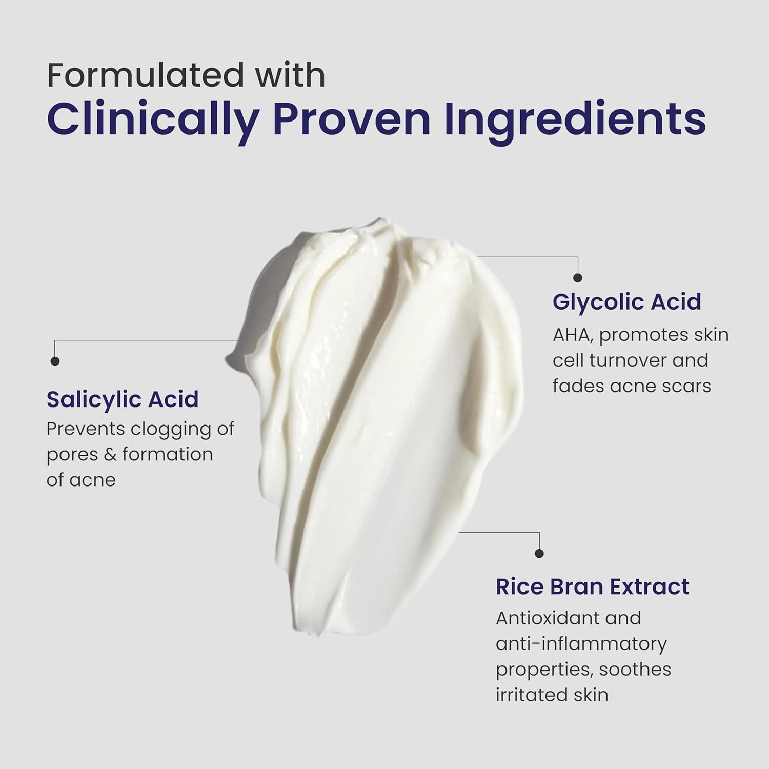 RE' EQUIL Acne Clarifying Gel With Salicylic Acid & Glycolic Acid | For Active Acne & Pimple Treatment | Pimple Removal Gel | Acne-Prone Skin | 20G
