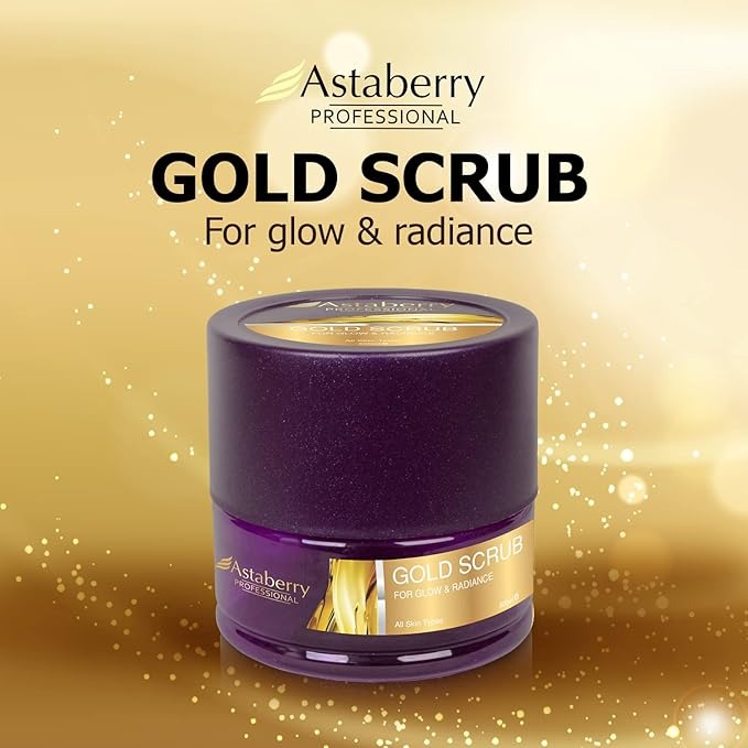 Astaberry Professional Gold Scrub - 500 gms