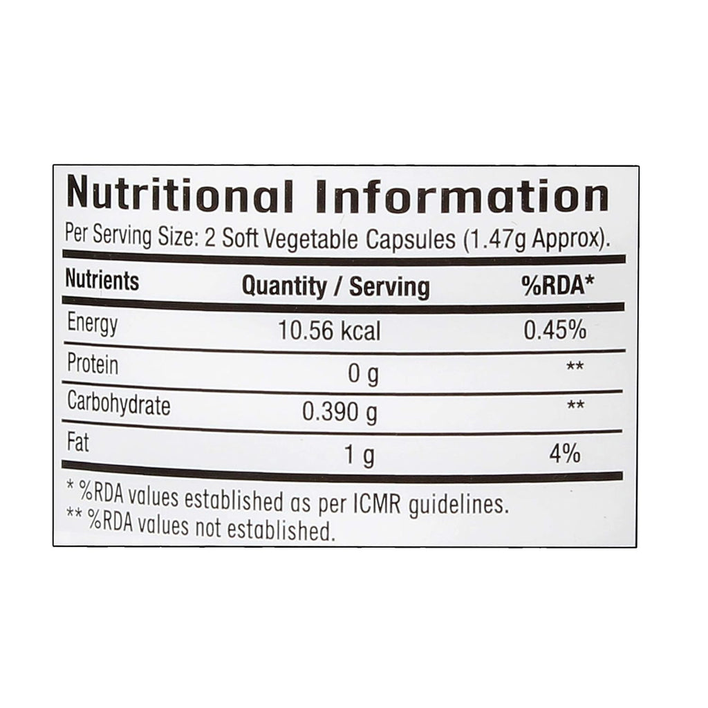 GNC Flax Seed Oil Vegetarian Omega 3s | 180 Capsules | Supports Good Memory | Protects Vision | Relieves Stiffness & Joint Discomfort | Cold-Pressed & Unrefined | USA Formulated