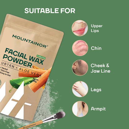 Mountainor Facial Hair Removal Wax Powder
