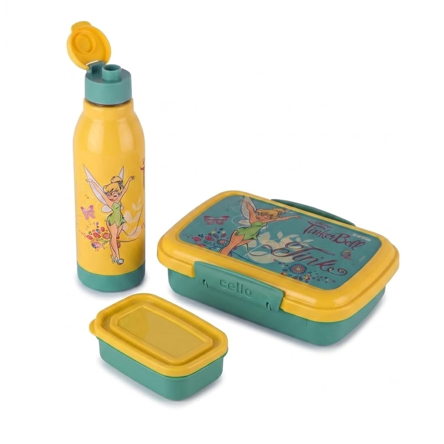 Cello Lunch On 3D Spiderman Design Kids Combo Set Red