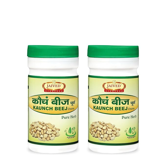 Jaived Ayurveda Konch Beej Churna | Vitality Boost & Wellness Support | 100 Gms | Pack of 3