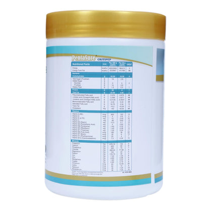 Pentasure Critipep Peptide Diet - Creamy Vanilla Flavour - 400 gms