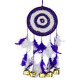Wind Chime 5 Bell Dream Catcher Voilet Small