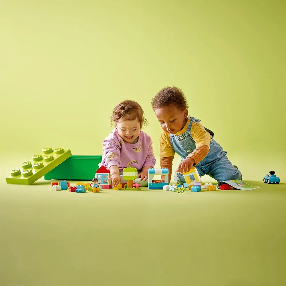 Lego 10913 DUPLO Classic Brick Box Building Set with Storage,First Bricks Learning Toy for Toddlers , 65 Pcs