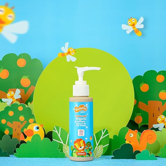 Puddles Organic Soothing Lotion For Kids Curious Cubs - Age 2-12 Years - 100 ml