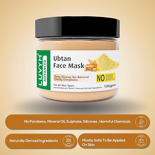 Luvyh Ubtan Face Pack Mask for Fairness - 100 gms