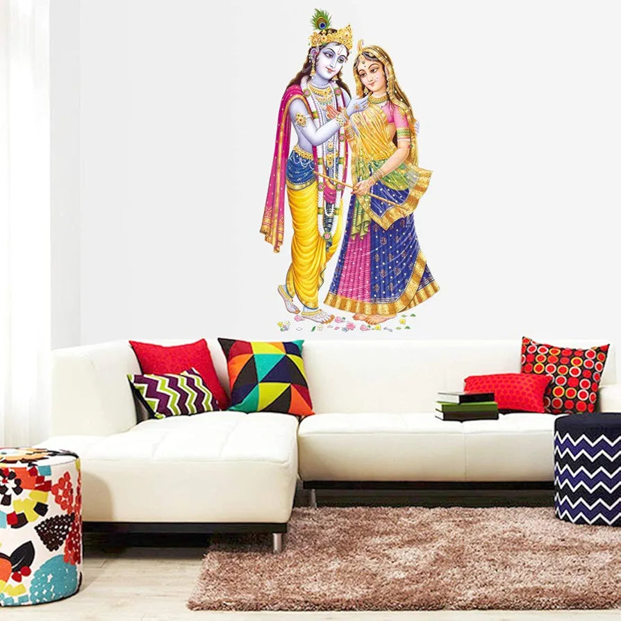 Rangoli White Glossy Vinyl Wall Sticker Premium Self-Adhesive Waterproof Parent-7 Design-11