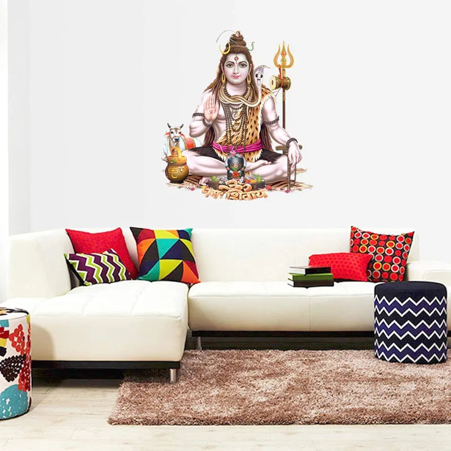 Rangoli White Glossy Vinyl Wall Sticker Premium Self-Adhesive Waterproof Parent-6 Design-7