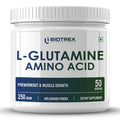 Biotrex Nutraceuticals L Glutamine Amino Acid Powder 5000mg Per Serving | Preworkout & Muscle Growth | Immune & Gut Health | Enhances Endurance | Unflavoured - 250Gram (50 Serving)