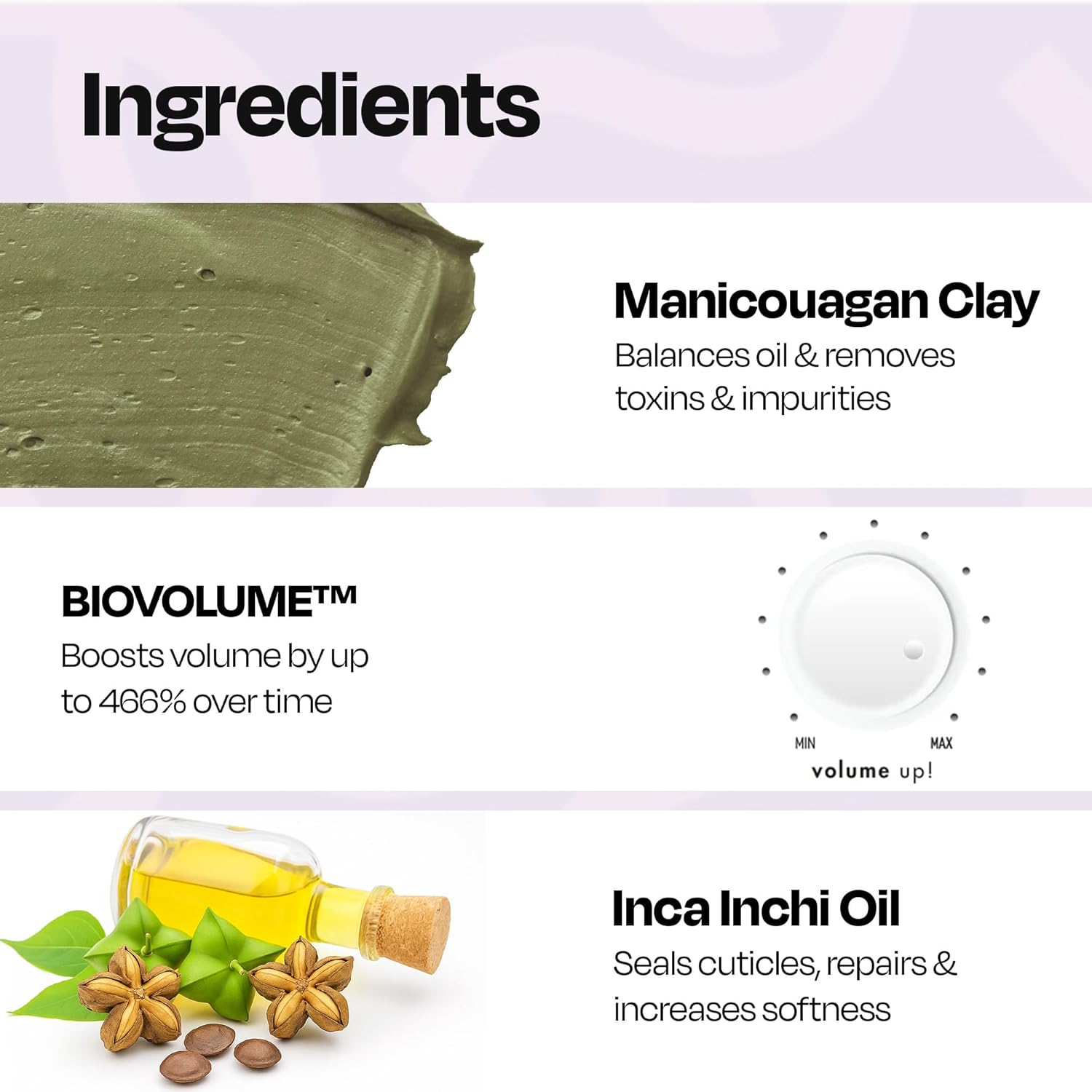 MANETAIN Volumising Clay Conditioner 200gm for Curly & Wavy Hair | Oil Control & Detoxifying Formula for Frizzy Hair with Manicouagan Clay & BIOVOLUME™ | Lightweight, CG-Friendly Hair Conditioner