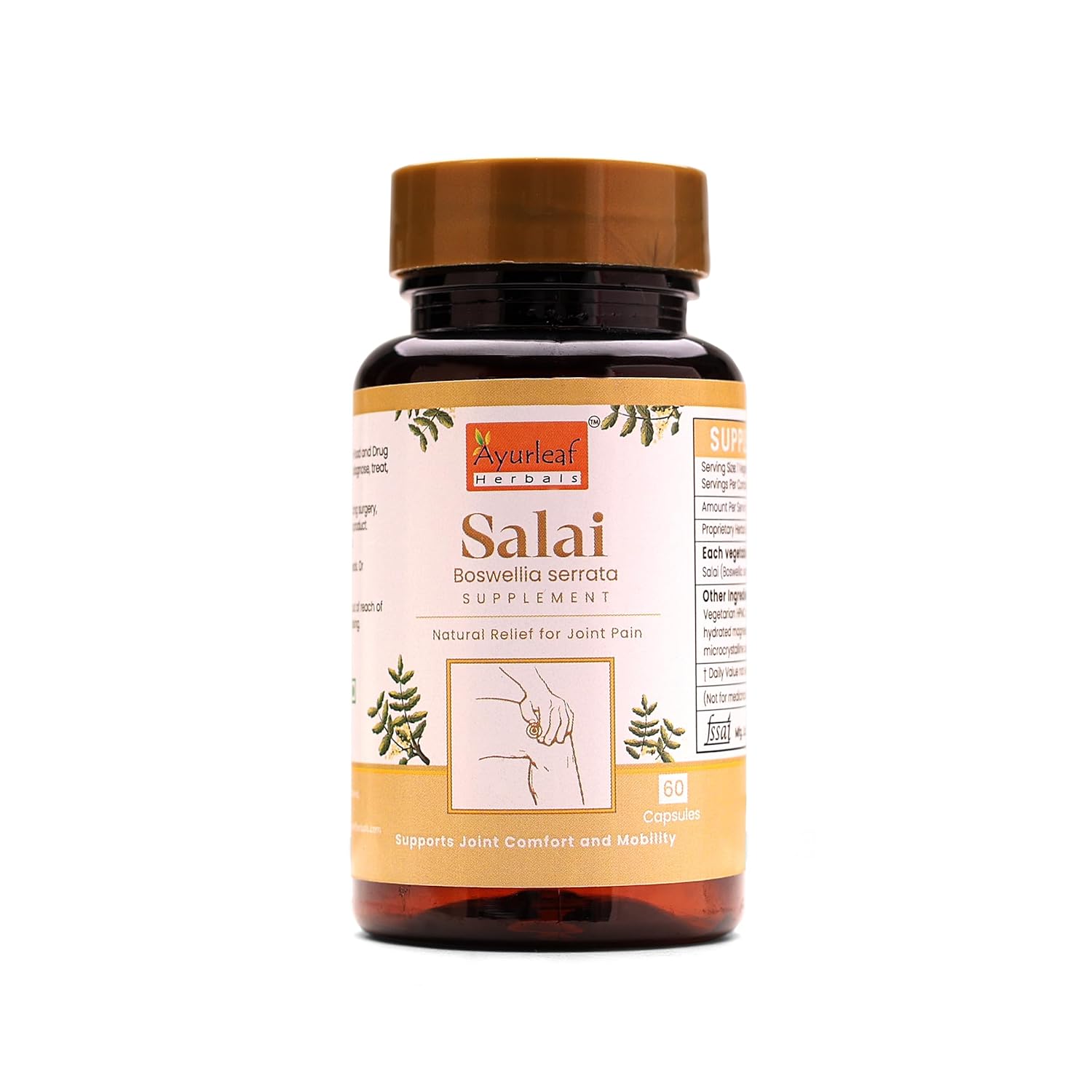 Ayurleaf Herbals Salai Capsule | 60 Caps | Pack of 2