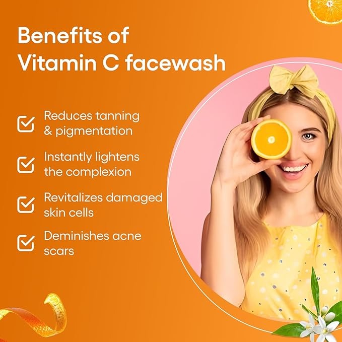 Divah's Organic Lemon Zest Foaming Face Wash - 100 ml
