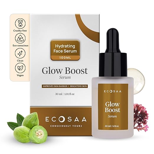 Ecosaa Glow Boost Face Serum for Men & Women - 30 ml