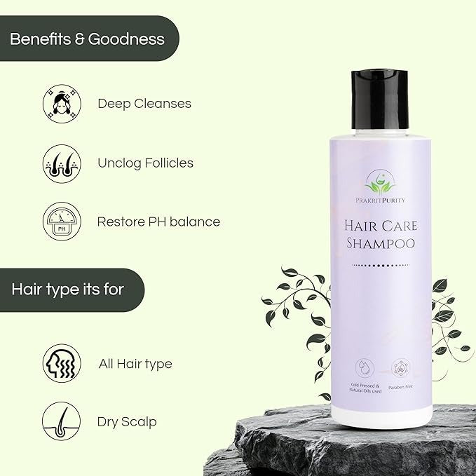 PrakritPurity Hair Care Shampoo - 250 ml