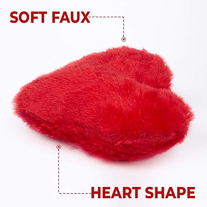 Kidology Plush Toy Pillow Reversible Bunny Cute Sofa Red Heart Pillow