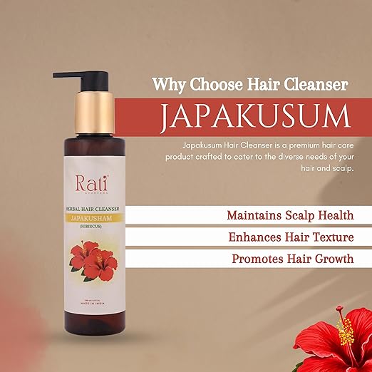 Rati Ayurveda Japakusum Hair Cleanser Ayurvedic Shampoo - 200 ml