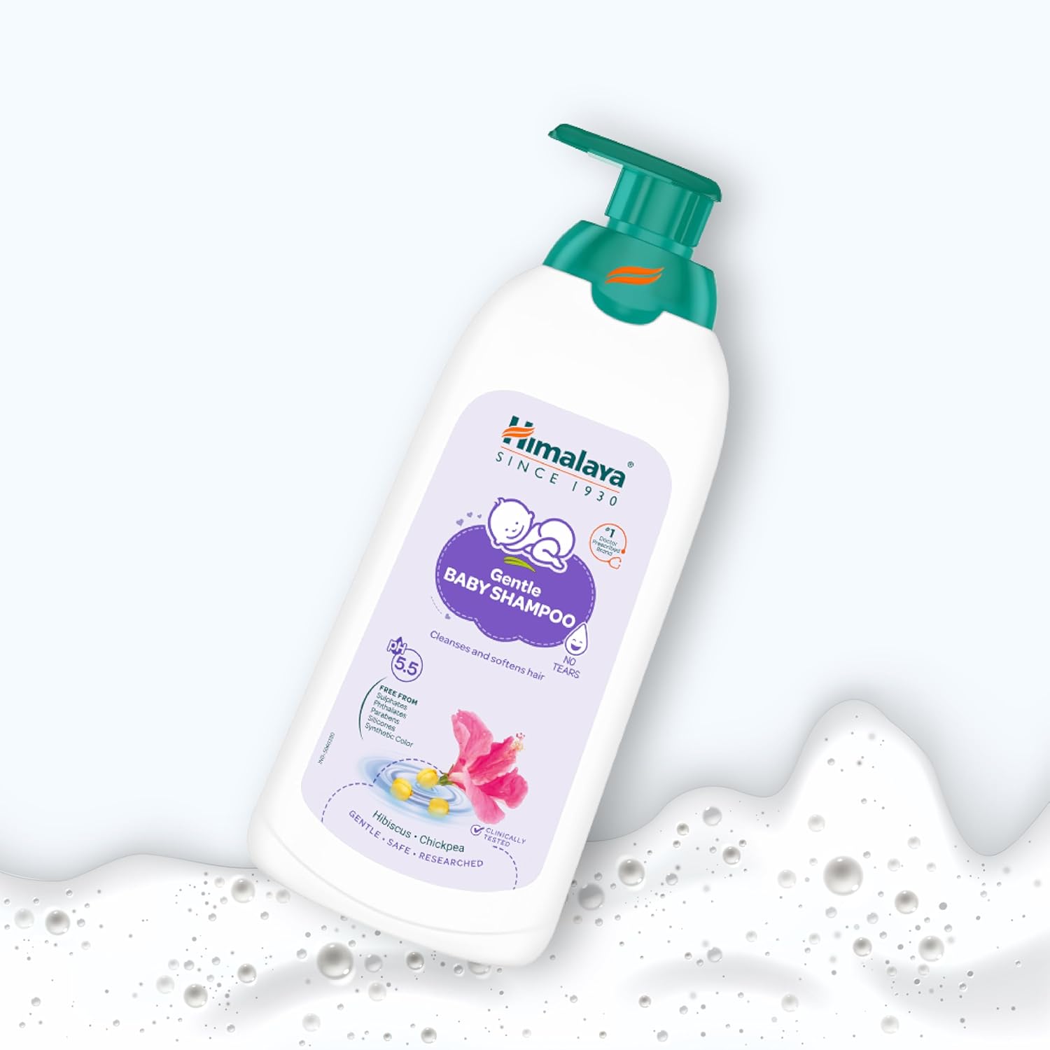 Himalaya Gentle Baby Shampoo 600ml | No Tears formula | Cleanses, softens and nourishes baby's hair